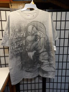 Disney Parks I'm Grumpy You're Happy Things Even Out XXL 2XL Seven Dwarfs Cotton - Picture 1 of 6