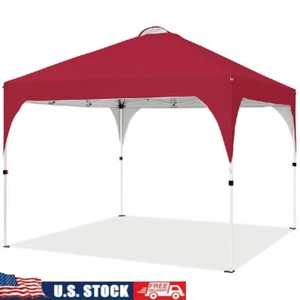 Outdoor Party Canopy Tent Shelter w/Stakes Ropes Sandbags Wheeled Bag for Patio - Picture 1 of 9