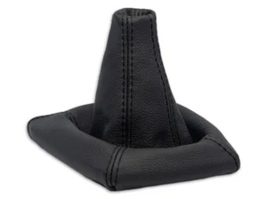 PARA MITSUBISHI 3000GT GTO 1990-2001 CAMBIO DE MARCHAS BOTA POLAINA CUERO PUNTADA NEGRO - Imagen 1 de 5