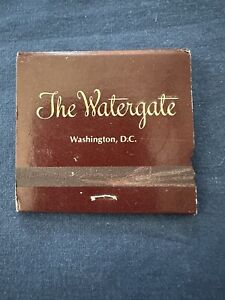 Vintage The Watergate Hotel & Restaurant Matchbook Washington, DC Political