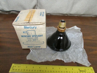 PHILIPS H44GS-100 100W Mercury Light Lamp Bulb New  - Image 1 of 4