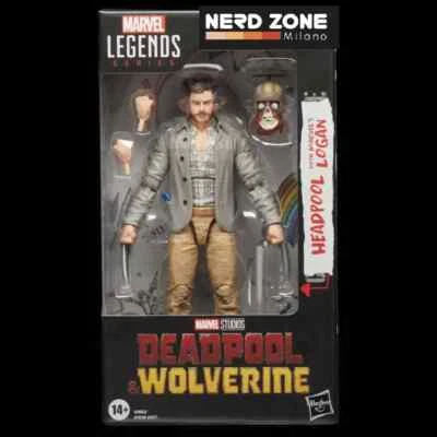 HASBRO - Marvel Legends - Deadpool And Wolverine - Logan And Headpool Action Fig - Immagine 1 di 4