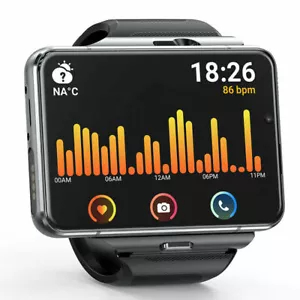 4G Smart Watch 2.88" Larger Screen Android 9.0 Dual Camera WIFI GPS 4GB+64GB - Picture 1 of 9