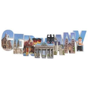 Schriftzug Germany - Großhandel Deutschland Geschenk Souvenir Magnet Kühlschrank - Bild 1 von 1