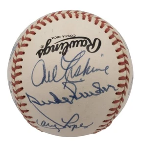 BARNEY STEIN’s OWNED DODGERS GREATS SIGNED BALL (11)GREATS DUKE SNIDER+ COA BAS - Picture 1 of 6