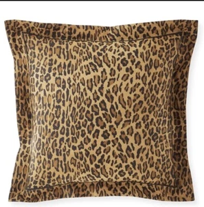 Ralph Lauren MONTGOMERY Leopard Aragon Überwurf Kissen seltener Fund - 20x20" Neu - Bild 1 von 10