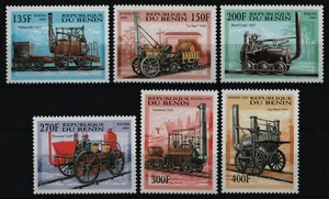 Benín 1997 - Mi-Nr. 996-1001 ** - MNH - Locomotoras / Locomotoras - Imagen 1 de 1