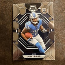 Jahmyr Gibbs 2023 Panini Mosaic Football Rookie Card