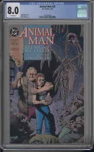 ANIMAL MAN #55 - CGC 8.0 - FLESH AND BLOOD - Picture 1 of 2