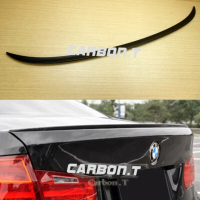 Unpainted For BMW F30 F80 Sedan 4D M3 Type Rear Boot Trunk Spoiler 328i 335i Foto 1 de 4
