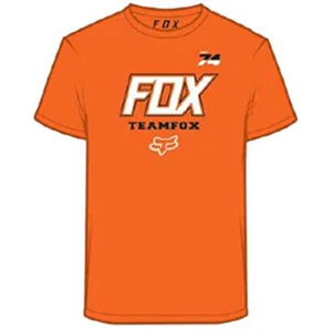 Fox Racing Team MX Short Sleeve Tee Casual Orange YOUTH XL Y-XL WAS $18.00 - Picture 1 of 1