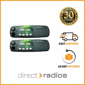 Motorola GM340 VHF (136-174 Mhz) radio bidirezionale mobile/veicolo x 2 - Foto 1 di 5