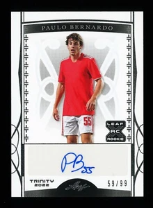 2022 Leaf Trinity Soccer Paulo Bernardo Rookie Auto Benfica 59/99 #BA-PB1 - Picture 1 of 2