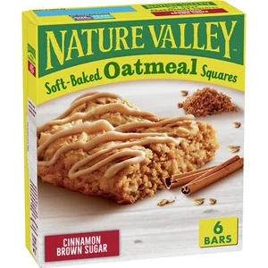 Nature Valley Cinnamon Brown Sugar Soft-Baked Oatmeal Squares, 6ct - Picture 1 of 1