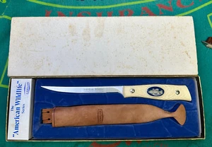 Vtg NOS American Wildlife CAMILLUS Fillet Knife 1006  Bass Fishing RARE HTF - Picture 1 of 16