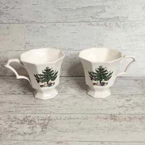 Juego de 2 tazas vintage de Navidad Nikko Navidad - Imagen 1 de 5