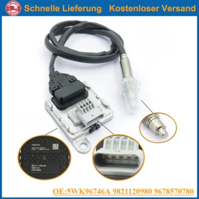 9678570780 Sensore Nox per Citroen C3 C4 DS3 PEUGEOT 208 308 508 BOXER DS DS4 DS5 - Immagine 1 di 4