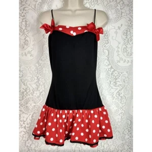 Charades Womens Sexy Mouse Costume Size Medium Red White Polka Dot Dress Cosplay - Picture 1 of 4
