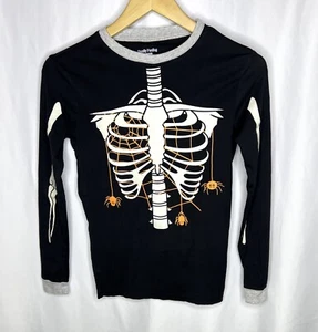 Glow In The Dark Skeleton Pajamas, Child/Unisex Size 14 - Picture 1 of 8