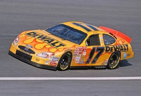 Matt Kenseth #17 DeWalt Flames Ford Taurus NASCAR 13x19 Poster Gloss Photo Print Cover