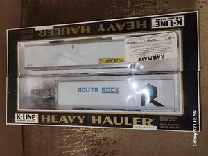 Sealed K Line Railmate Intermodal Bogies JB Hunt Route Rock Trailers O Scale - Picture 1 of 2