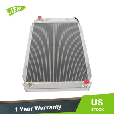 Radiador de carreras de aluminio completo de 3 filas para Ford Mustang GT/LX V6/V8 AT/MT 1979-1993 Foto 1 de 4