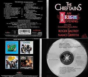 WHO-DALTRY+GRIFFIN P *VG+* "CHIEFTAINS IRISH EVENING" 1992 CANADA IMPORT LIVE CD - Imagen 1 de 1