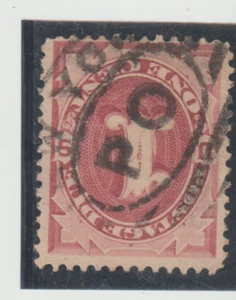 US Scott#J22 VF-XF 1891s 1c Postage Due with NY PO  SON Cancelation - Picture 1 of 1