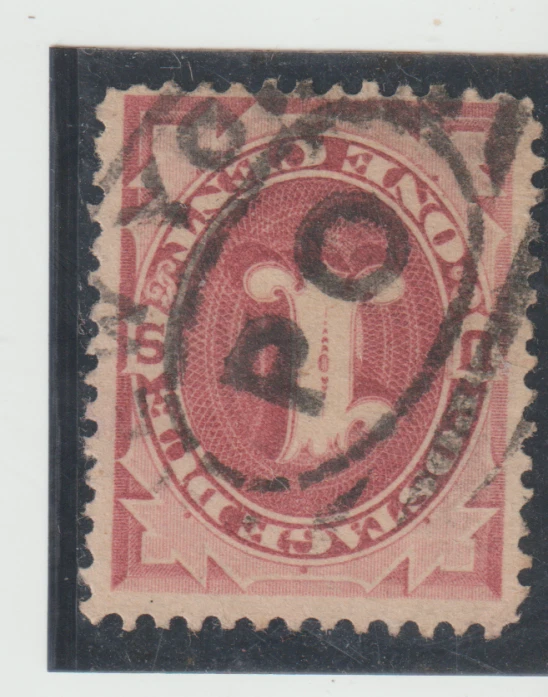US Scott#J22 VF-XF 1891s 1c Postage Due with NY PO  SON Cancelation - Image 1 of 1