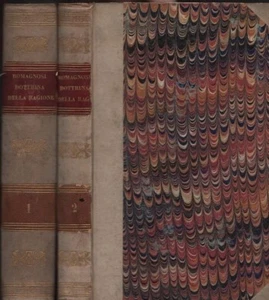 Doctrina de razón. 2 voll. Romagnosi. césped. 1835. SLB - Picture 1 of 2