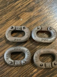 Crosby Gruppo 1/4" Link Mancante Acciaio Forgiato Nuovo Set di 4 - Foto 1 di 3