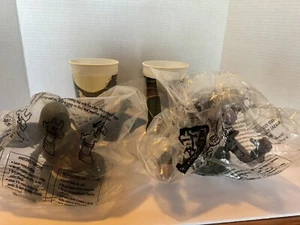 Tazas Star Wars con tapas de personajes KFC Taco Bell Pizza Hut 1999 Watto Cap Tarpals - Imagen 1 de 5