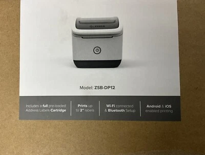 Zebra ZSB-DP12 2-inch Thermal Label Printer - Image 1 of 4