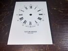 Carriage Clocks White Porcelean Dial With Back Plate