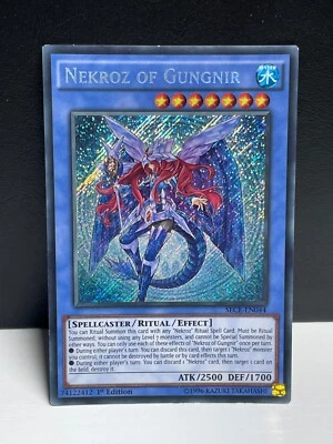 Nekroz of Gungnir – SECE-EN044 – Secret Rare – LP – 1st Edition – Yu-Gi-Oh! - Image 1 of 4