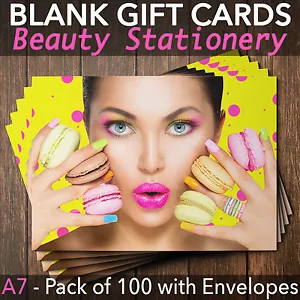 Geschenkgutscheinkarte Massage Beauty Nagelstudios Friseure x100 + Umschläge CLN - Bild 1 von 1