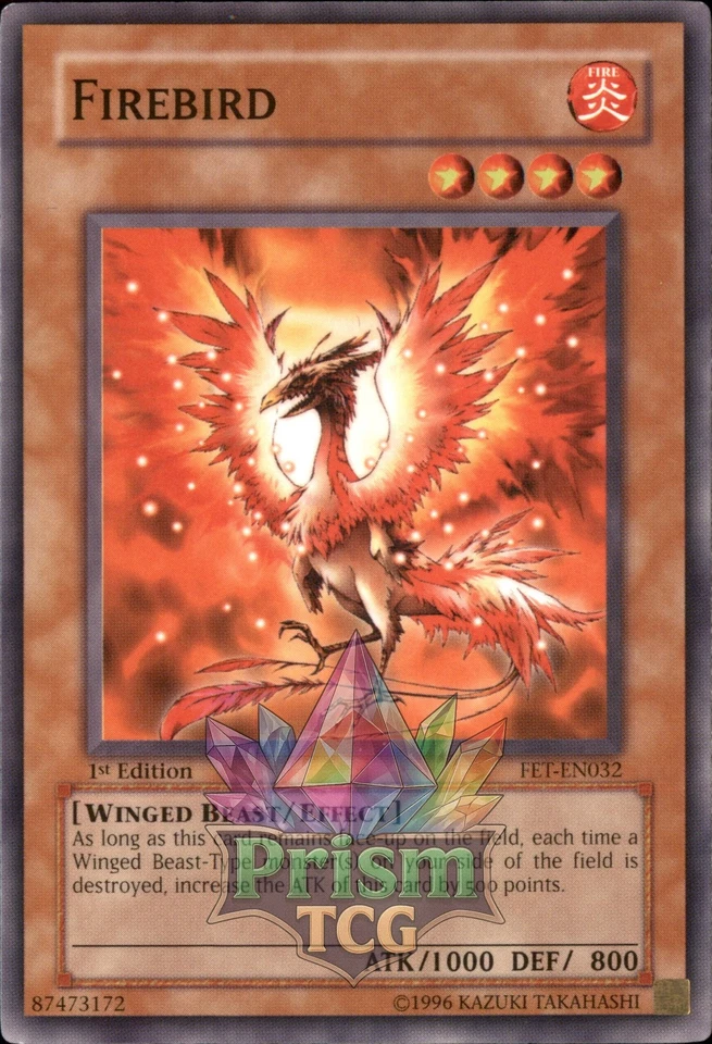 1st Ed Firebird FET-EN032 Yugioh - Image 1 of 1