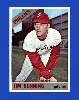 1966 Topps Set-Break #435 Jim Bunning como nuevo *GMCARDS* Foto 1 de 2