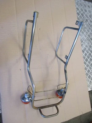 Grand porte bagage + clignotants arrières pour Honda 125 CBT - CB125T - 125 Twin - Photo 1/3