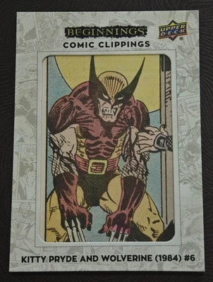 2023 MARVEL BEGINNINGS COMIC CLIPPINGS /65 KITTY PRYDE WOLVERINE #6 - Image 1 of 2
