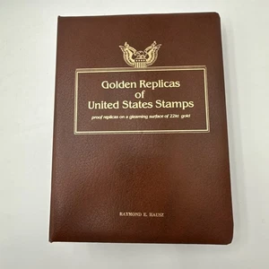 48 GOLDENE REPLIKATE VON BRIEFMARKEN VEREINIGTE STAATEN 22K POST GEDENKGESELLSCHAFT - Bild 1 von 21