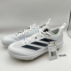 Adidas Womens sz 8.5 Softball Shoes Adizero Instinct IH3468 White/Blue - Picture 1 of 10