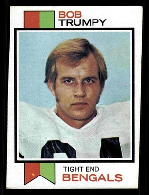 1973 Topps Bob Trumpy #7 - Cincinnati Bengals - Image 1 of 2