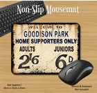 VINTAGE RETRO FOOTBALL GROUND TURNSTYLE PRICES MOUSEMAT