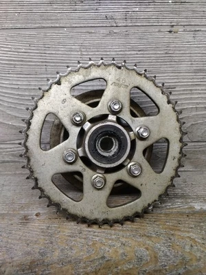 2007 07 99-07 Kawasaki Eliminator 125 Rear Wheel Hub Sprocket Drive 46T BR-695 - Imagem 1 de 4