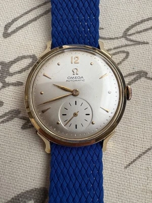 Omega Automatic 344 Cal Bumper F6251 14k Gold Filled Watch - Image 1 of 4