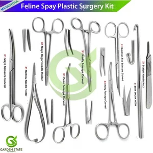 Kit chirurgia plastica felina spay pinza tessuto emostatico taglio tessuto set sutura - Foto 1 di 9