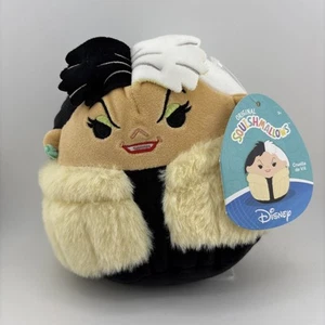 Squishmallow Cruella de Vil  KellyToy Disney 6.5” Plush NWT - Picture 1 of 4