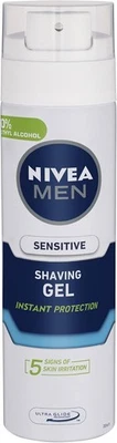 NIVEA MEN Sensitive Shaving Gel (200Ml) Sensitive Skin Cream - image 1 of 4