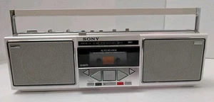 SONY CFS-F11 Portable AM/FM Cassette Boombox RARE Excellent Condition - Picture 1 of 11